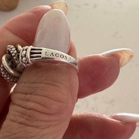 Lagos Love Knot Silver Ring - Picture 3 of 3